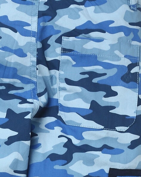 VALENTINO GARAVANI Wide-Leg Camouflage-Print Cotton-Twill Cargo Trousers  for Men | MR PORTER