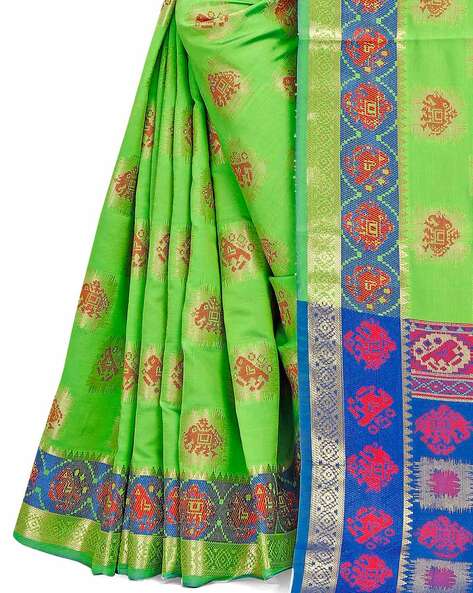 Latest) Traditional Semi Paithani Saree For Women 2022