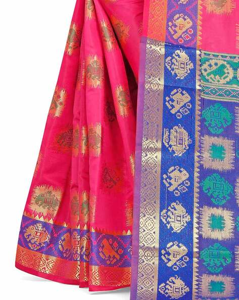 Ready to Wear Woven Semi Paithani Saree – Glamwiz India