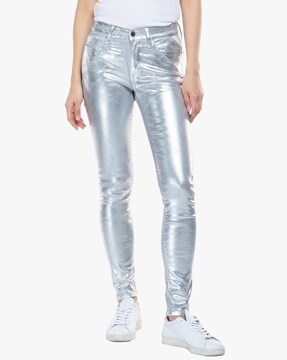 Silver sales color jeans