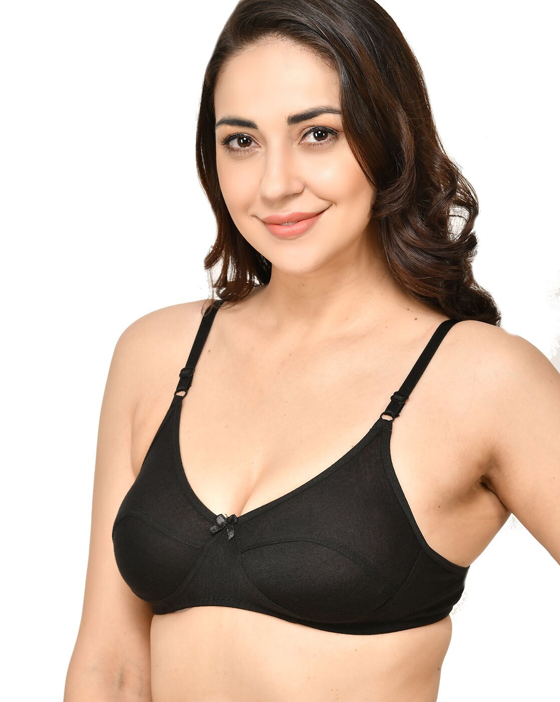 Buy Vermilion Printed Seamless Moulded Non Padded Bra Online at Best Prices  in India - JioMart.