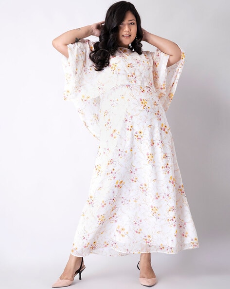 Buy White Dresses for Women by FABALLEY Online | Ajio.com