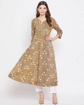 simple anarkali kurti