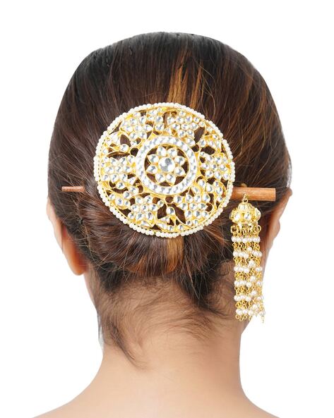 Buy Gold-Toned Hair Accessories for Women by Auraa Trends Online 