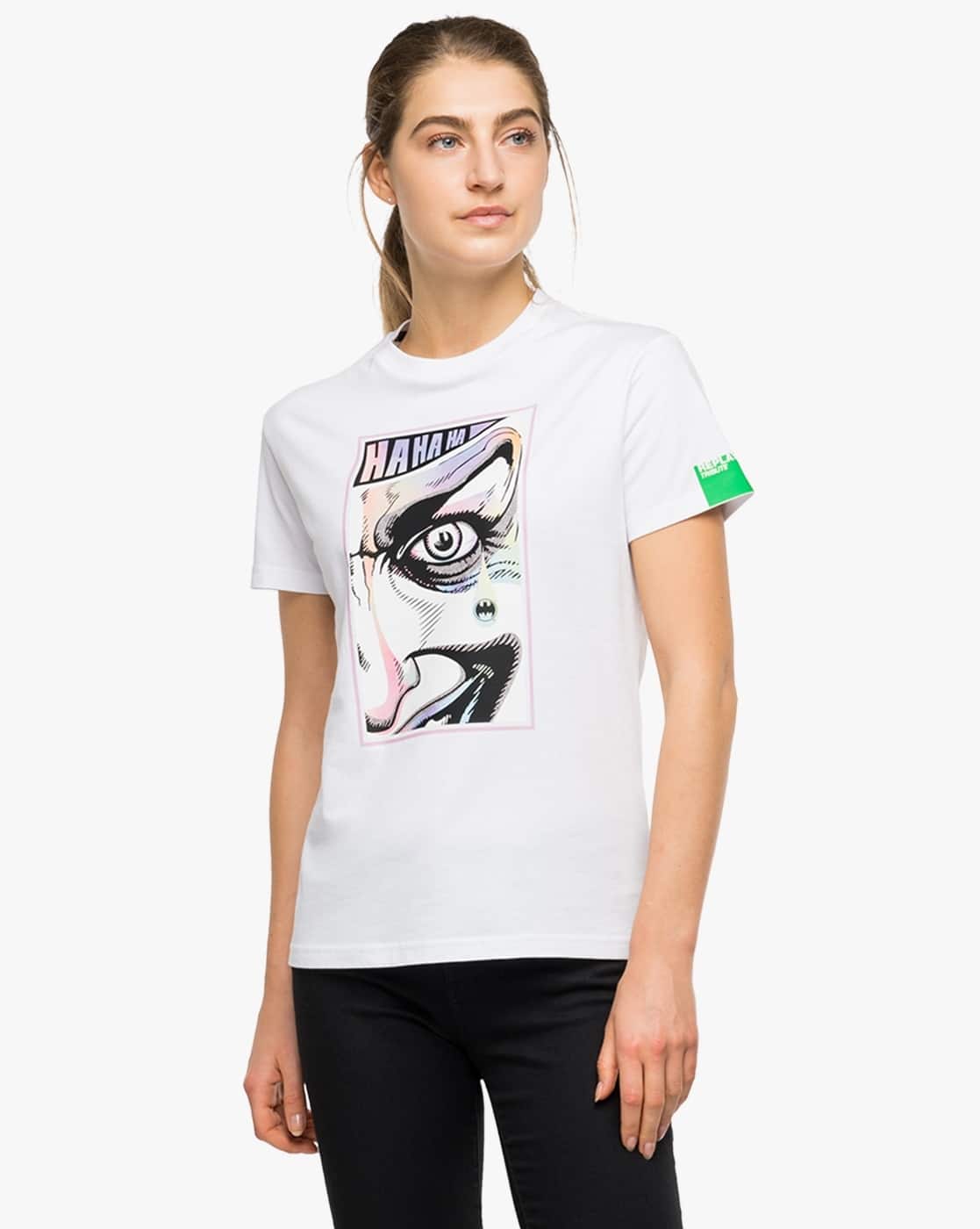 Buy White Tshirts for Women by REPLAY 