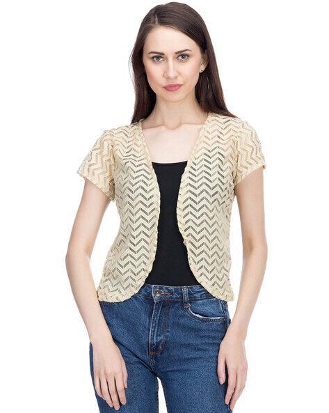 Buy Beige Shrugs \u0026 Jackets for Women by 