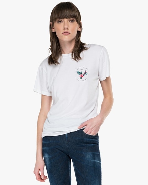 Rose Label Boy Fit Denim Shirt – Replay Jeans UAE