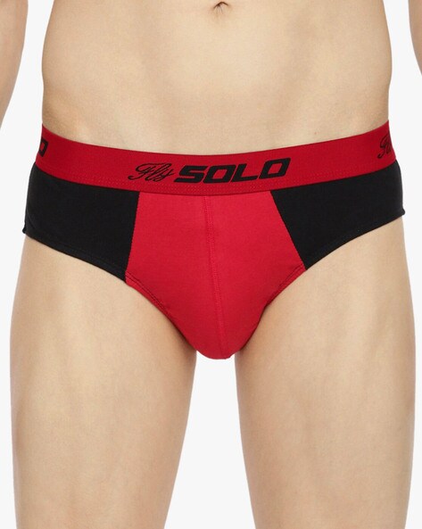 Buy Red Briefs for Men by SOLO Online