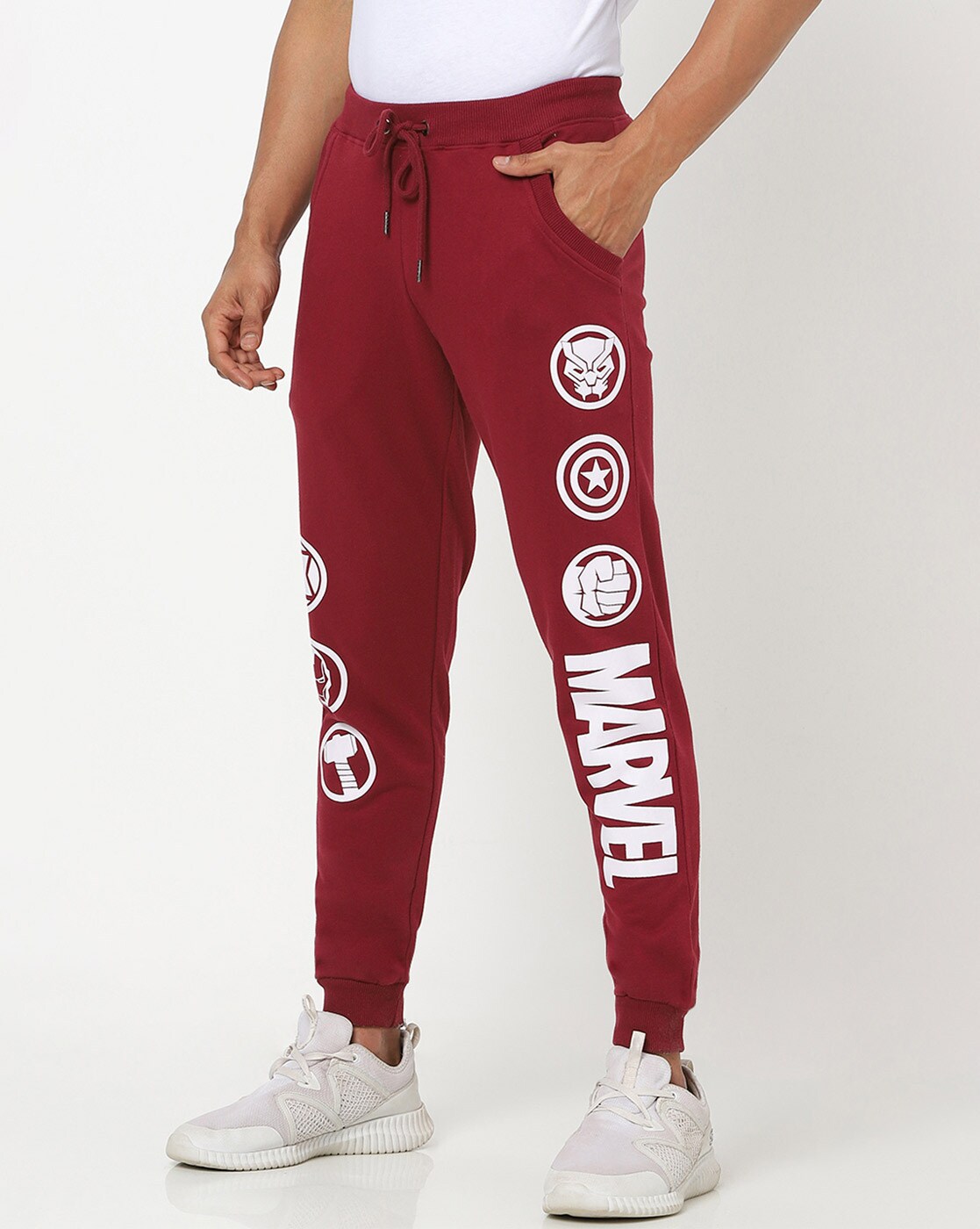 graphic print joggers