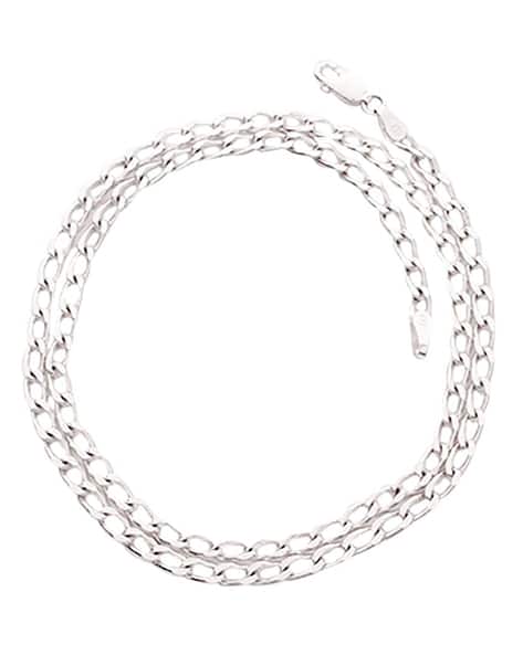 Buy Silver-toned Chains for Men by 