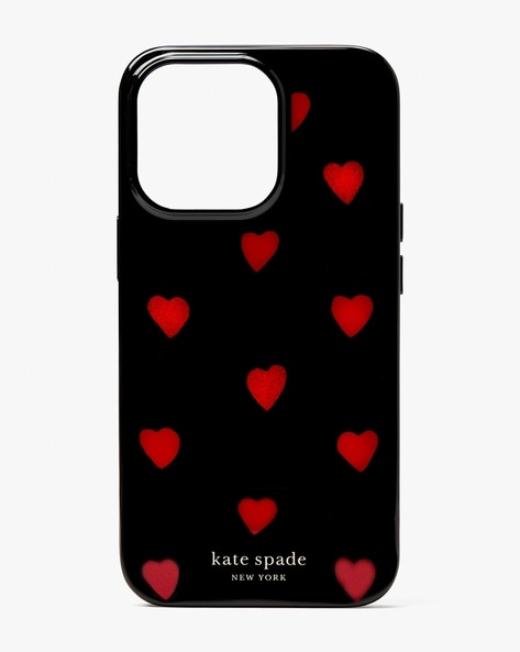 Buy KATE SPADE Hearts iPhone 13/13 Pro Mobile Case | Black Color Tech |  AJIO LUXE