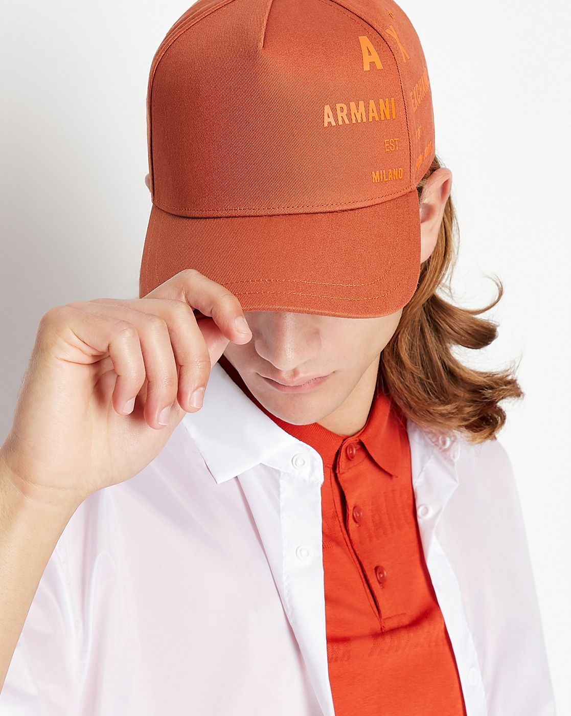Buy Orange Caps & Hats for Men by ARMANI EXCHANGE Online 
