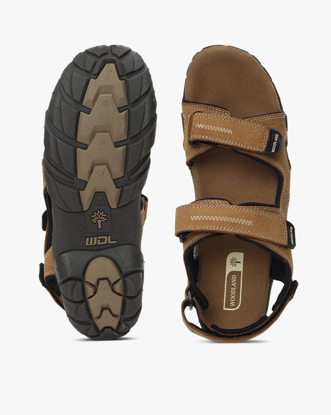Buy Camel Brown Sandals for Men by WOODLAND Online | Ajio.com