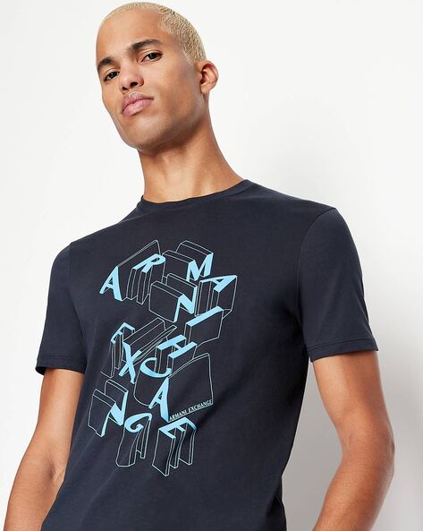 Armani graphic hot sale tees