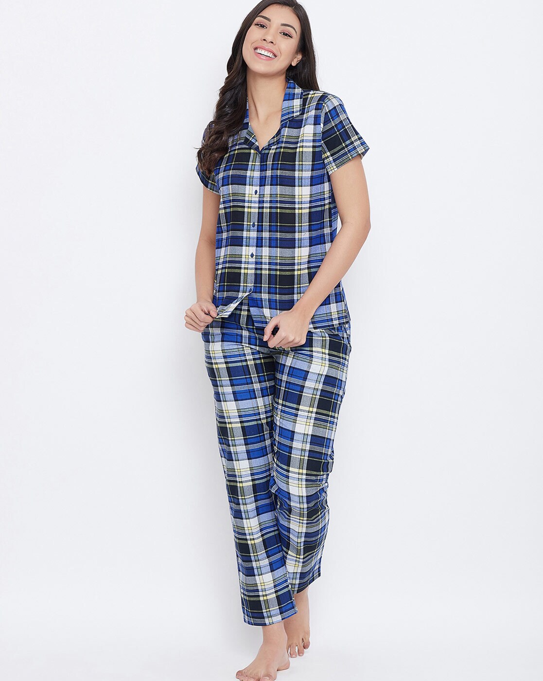 Buy Blue Night&LoungeWearSets for Women by SHARARAT Online | Ajio.com