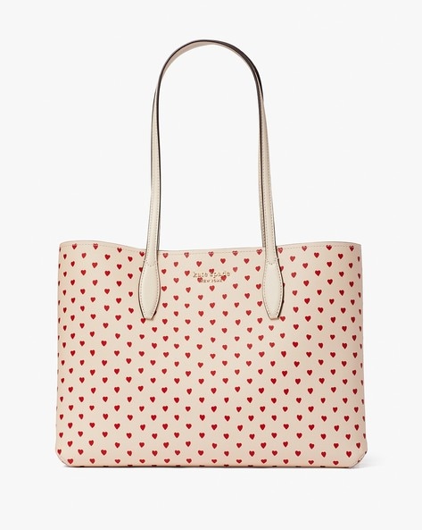 Arch love birds large reversible online tote