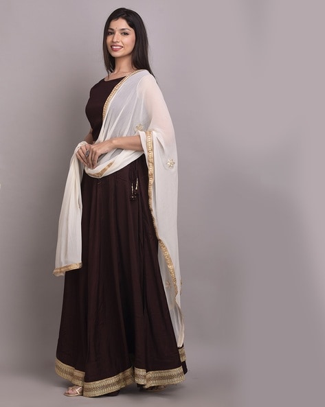 Brown Color Lehenga Choli With Dupatta