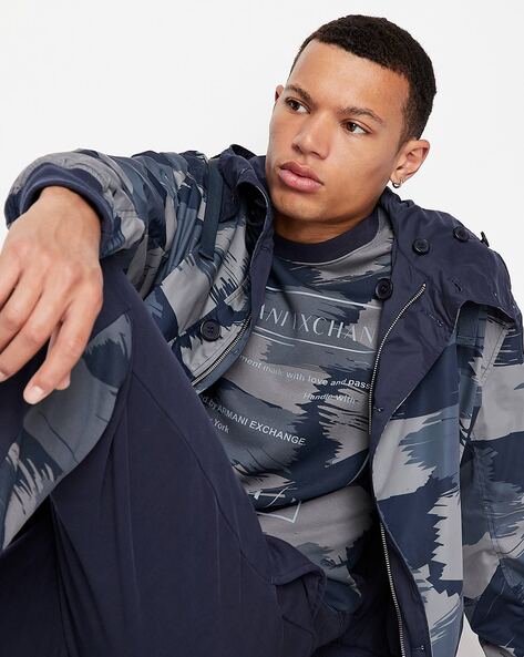 Armani camo hot sale jacket