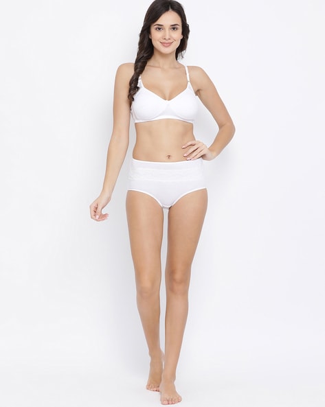 Buy online White Solid Bra And Panty Set from lingerie for Women by Mod &  Shy for ₹670 at 46% off