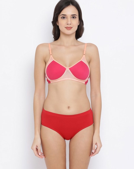 Buy Pink Lingerie Sets for Women by Clovia Online