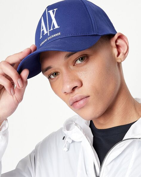 Armani exchange on sale trucker hat