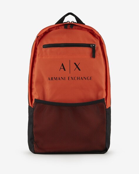 Buy Orange Backpacks for Men by ARMANI EXCHANGE Online 