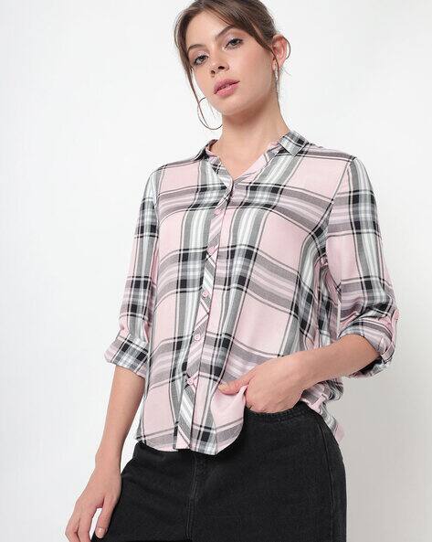 Best Offers on Womens check shirts upto 