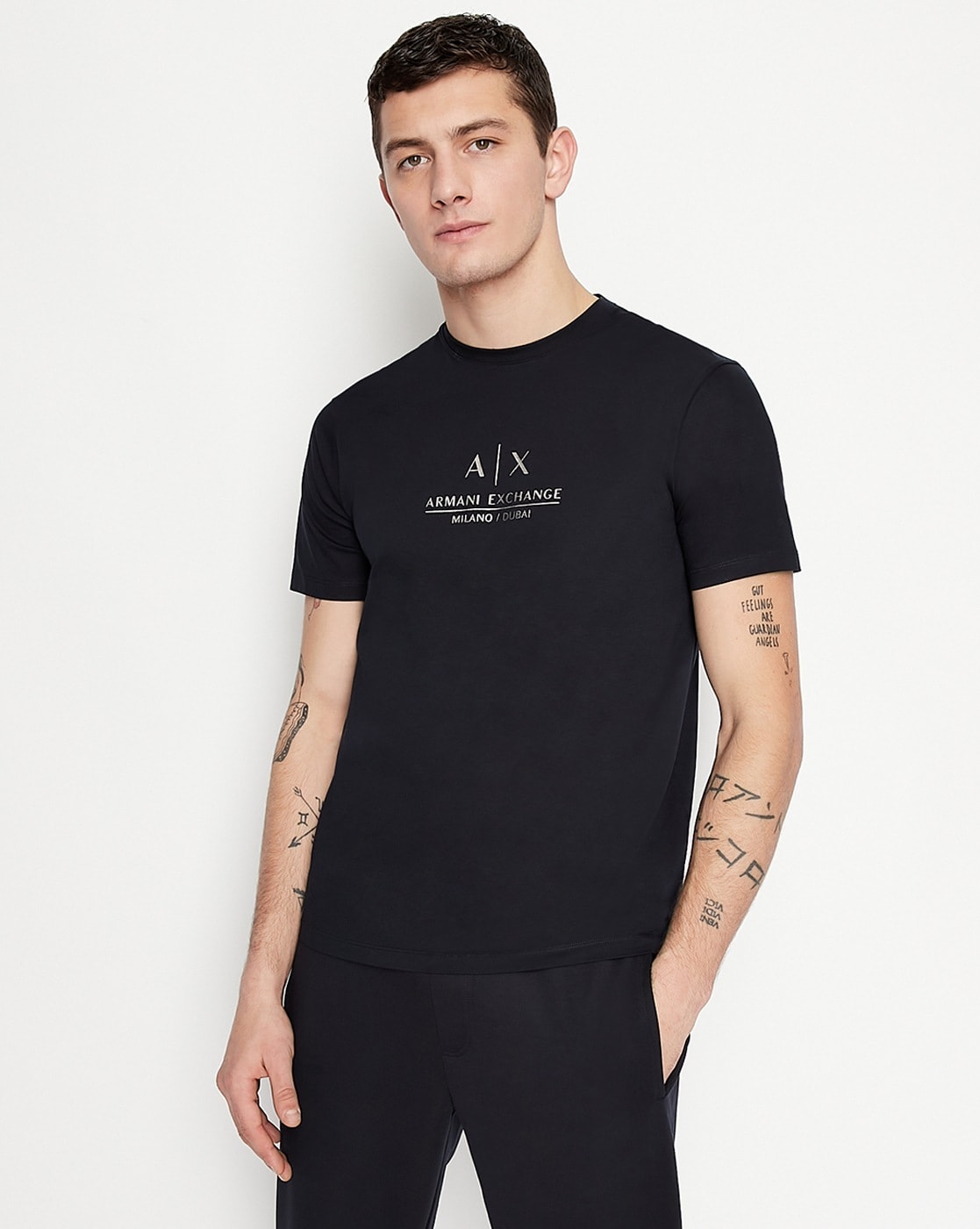 Buy Navy Blue Tshirts for Men by ARMANI EXCHANGE Online 