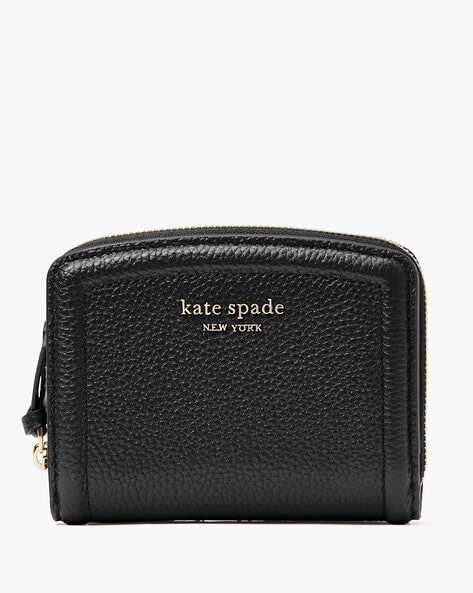 Buy KATE SPADE Knott Large Wallet | Black Color Women | AJIO LUXE