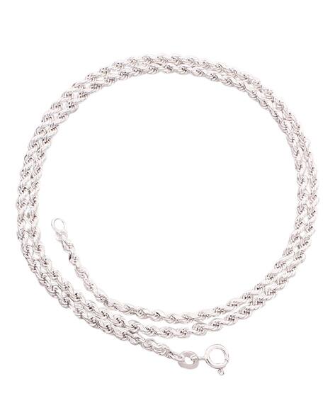 Buy Silver-toned Chains for Men by 
