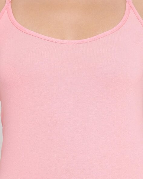 Buy Pink Camisoles & Slips for Women by Clovia Online