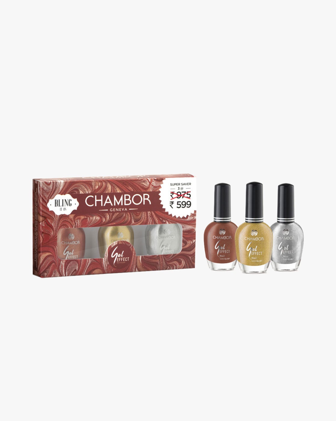 Chambor Gel Effect Nail Lacquer - #605