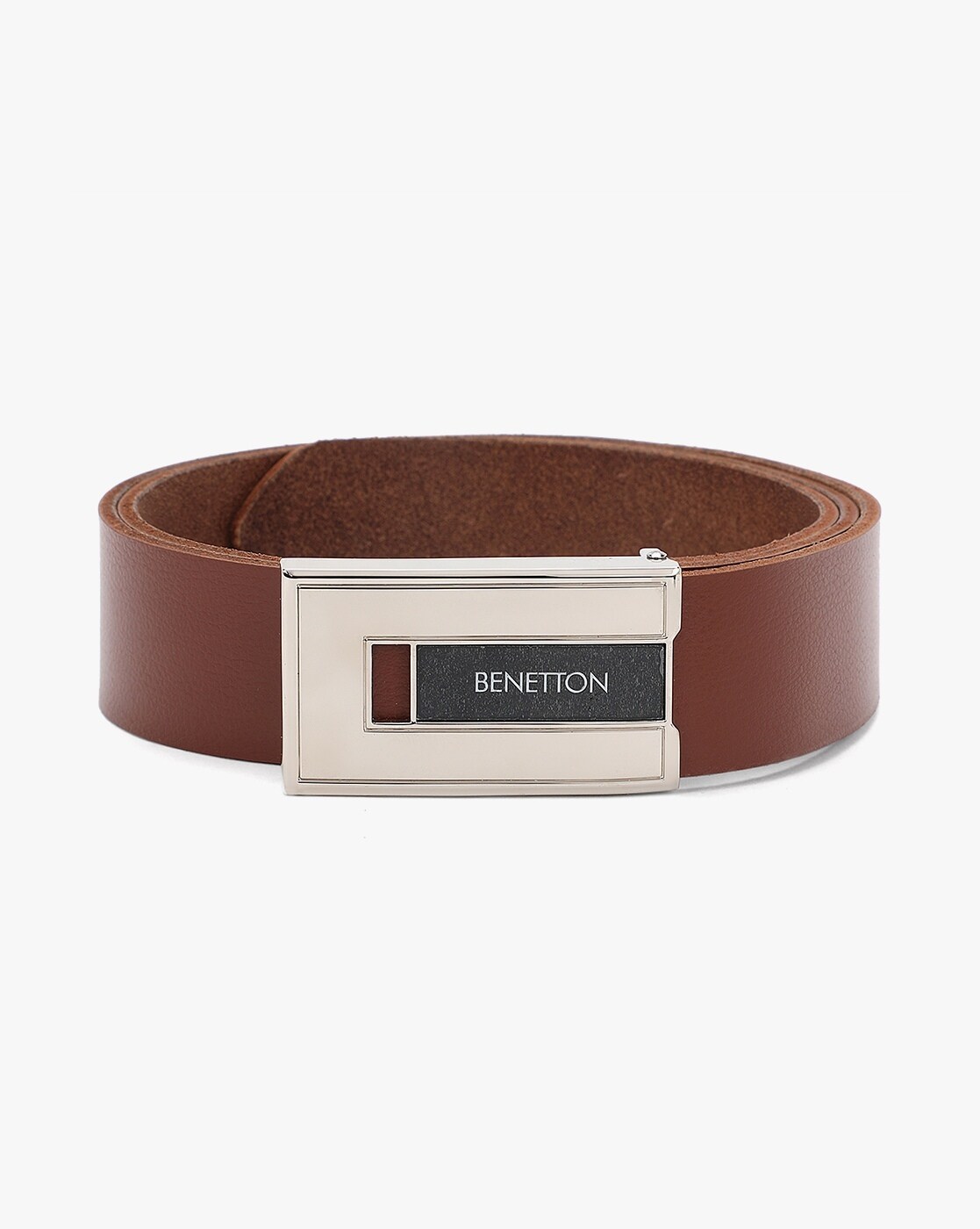 benetton leather belt