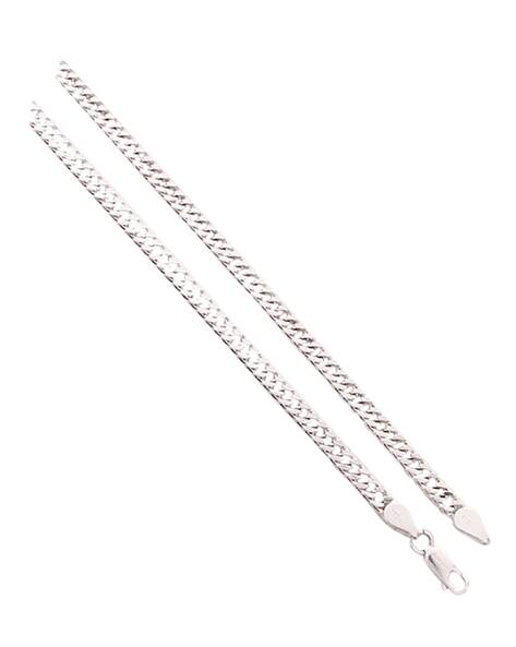 Buy Silver-toned Chains for Men by 