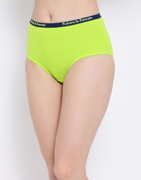 Buy Neon Green Panties for Women by Clovia Online