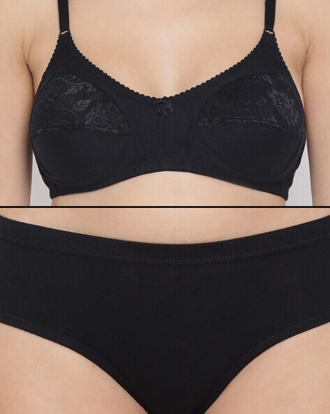 Cotton Non-Wired Bra & Panty Set