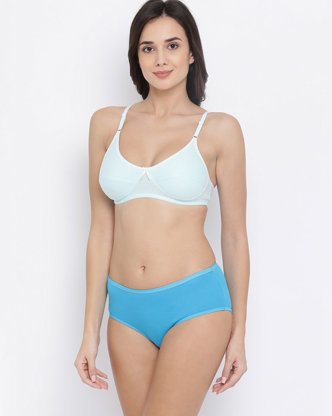 Buy online Blue Polyamide Regular Bra from lingerie for Women by Clovia for  ₹479 at 71% off