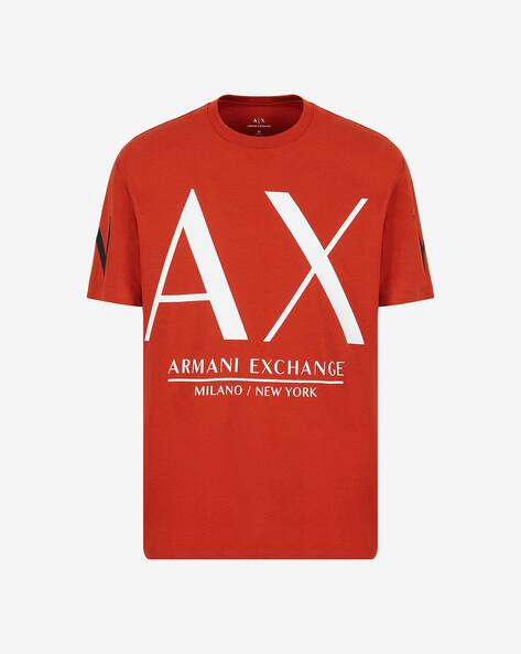 Buy Orange Tshirts for Men by ARMANI 