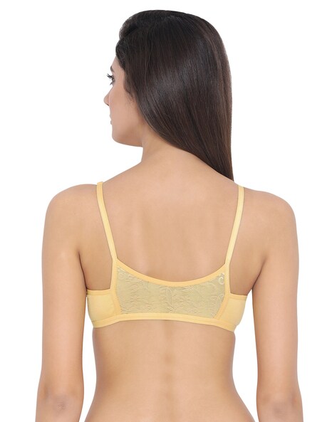 Panelled Sports Bra with Adjustable Straps