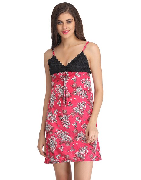 Buy Pink Nightshirts&Nighties for Women by Clovia Online