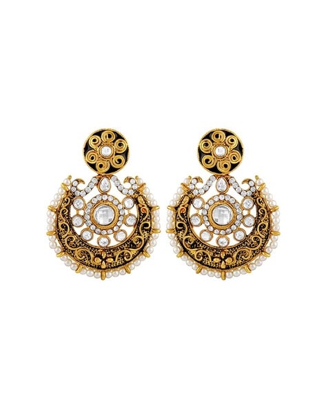 9ct Yellow Gold Round Brilliant Cut Diamond Set Drop Earrings – Zamels