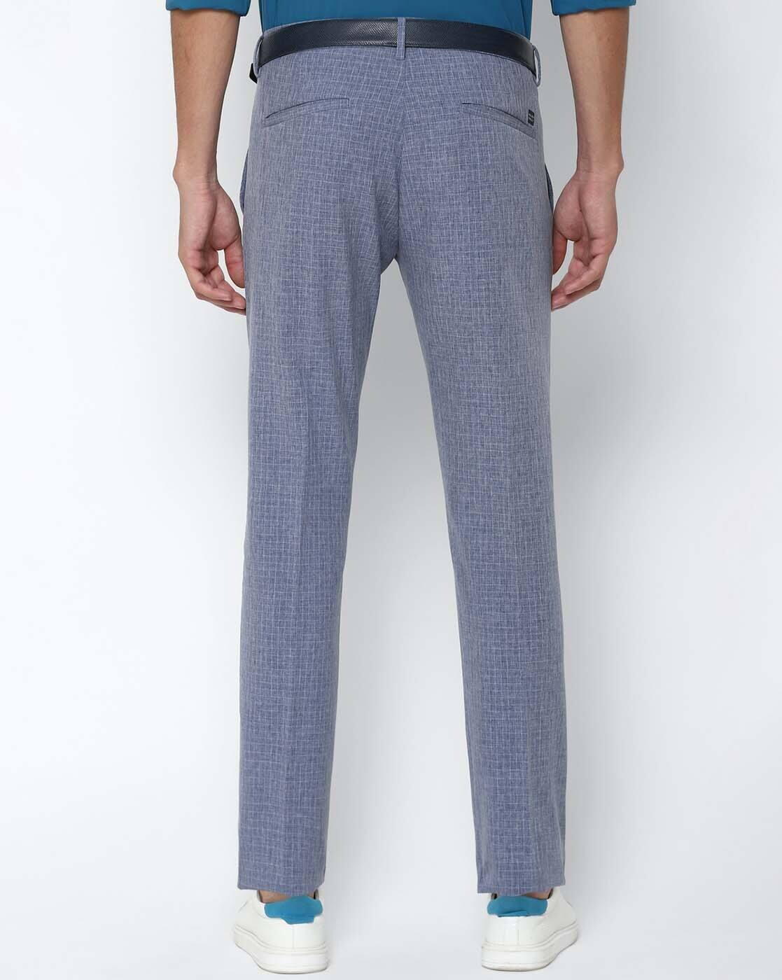 Buy Blue Trousers \u0026 Pants for Men by 