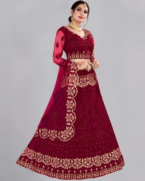 zeelpin floral lehenga