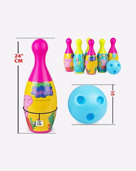 Peppa pig 2024 bowling set