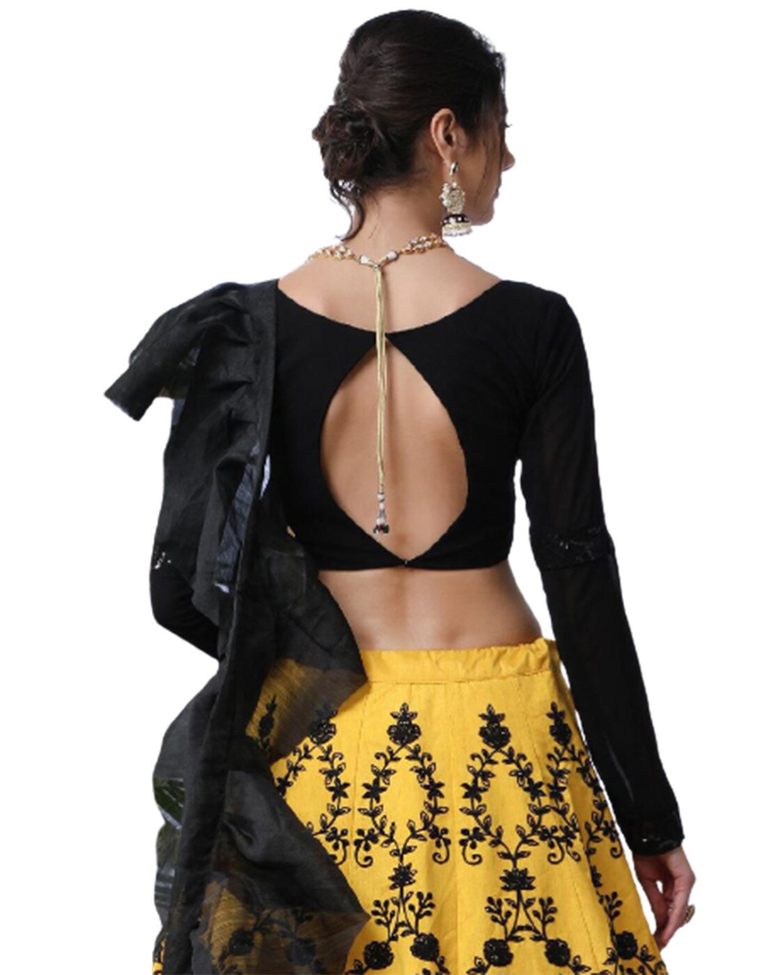 Buy Yellow Lehenga Choli Sets for Women by Fashion Basket Online