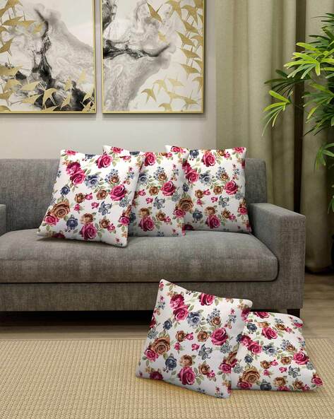 Floral print outlet cushion covers