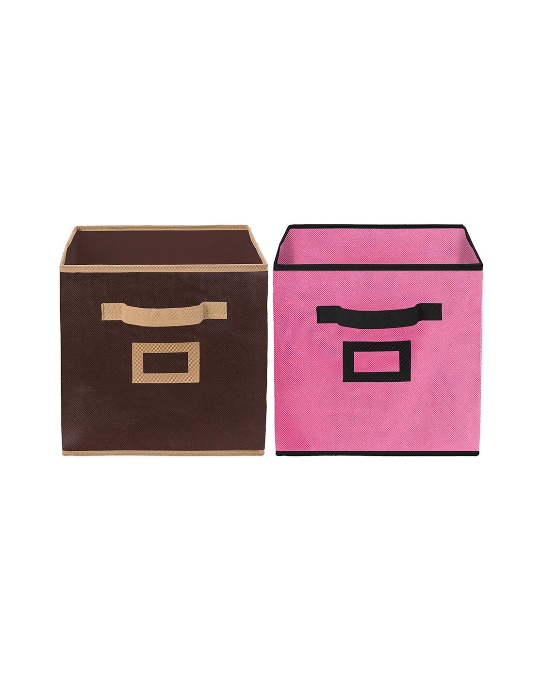 pink and brown bathroom accessories