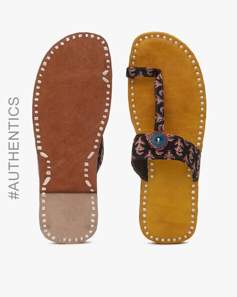 Buy Elevate Comfort and Style Handmade Genuine Leather Kolhapuri  Chappal-brown Mens Slipper, Traditional Artistry for Authentic Footwear  Delight Online in India… | Buffalo leather, Leather, Jesus sandals