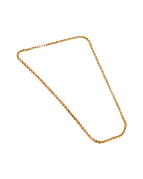 The Pari Gold Plated 24 Inches Rassa Chain
