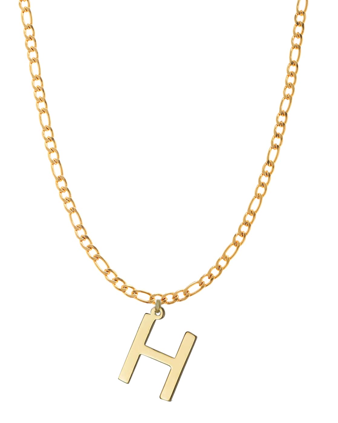 Diamond Letter H Necklace in 10k Gold | Medley Jewellery